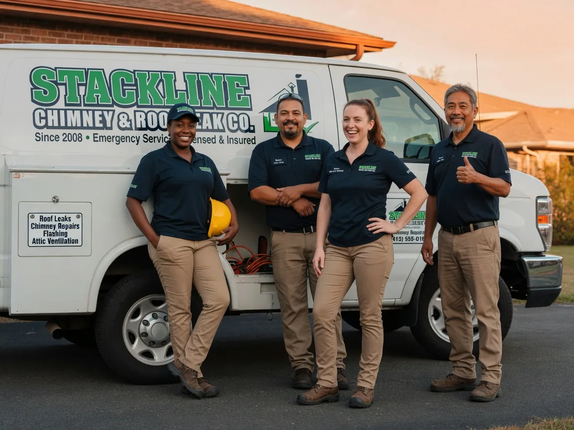 Chimney flashing repair company in Wilmington, IL